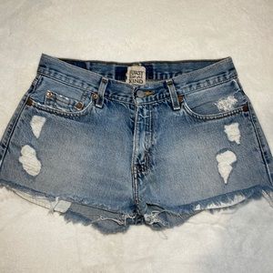 Furst of a Kind Levi’s cut-off shorts